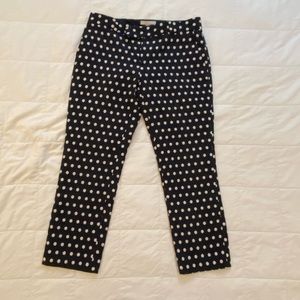 Banana Republic Embroidered Polka Dot Pants—Size 6